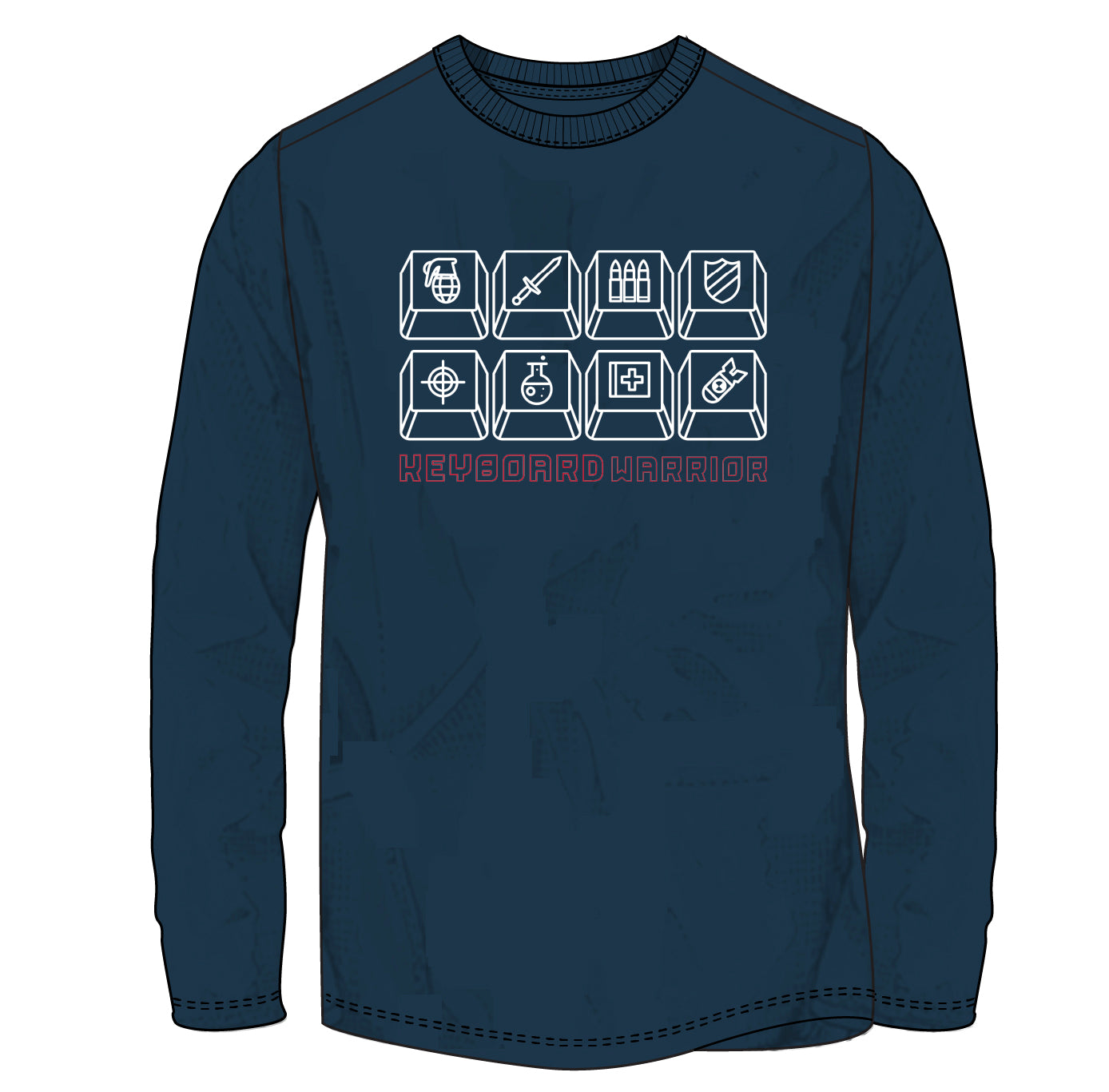 Keyboard Warrior - Long Sleeved Tee
